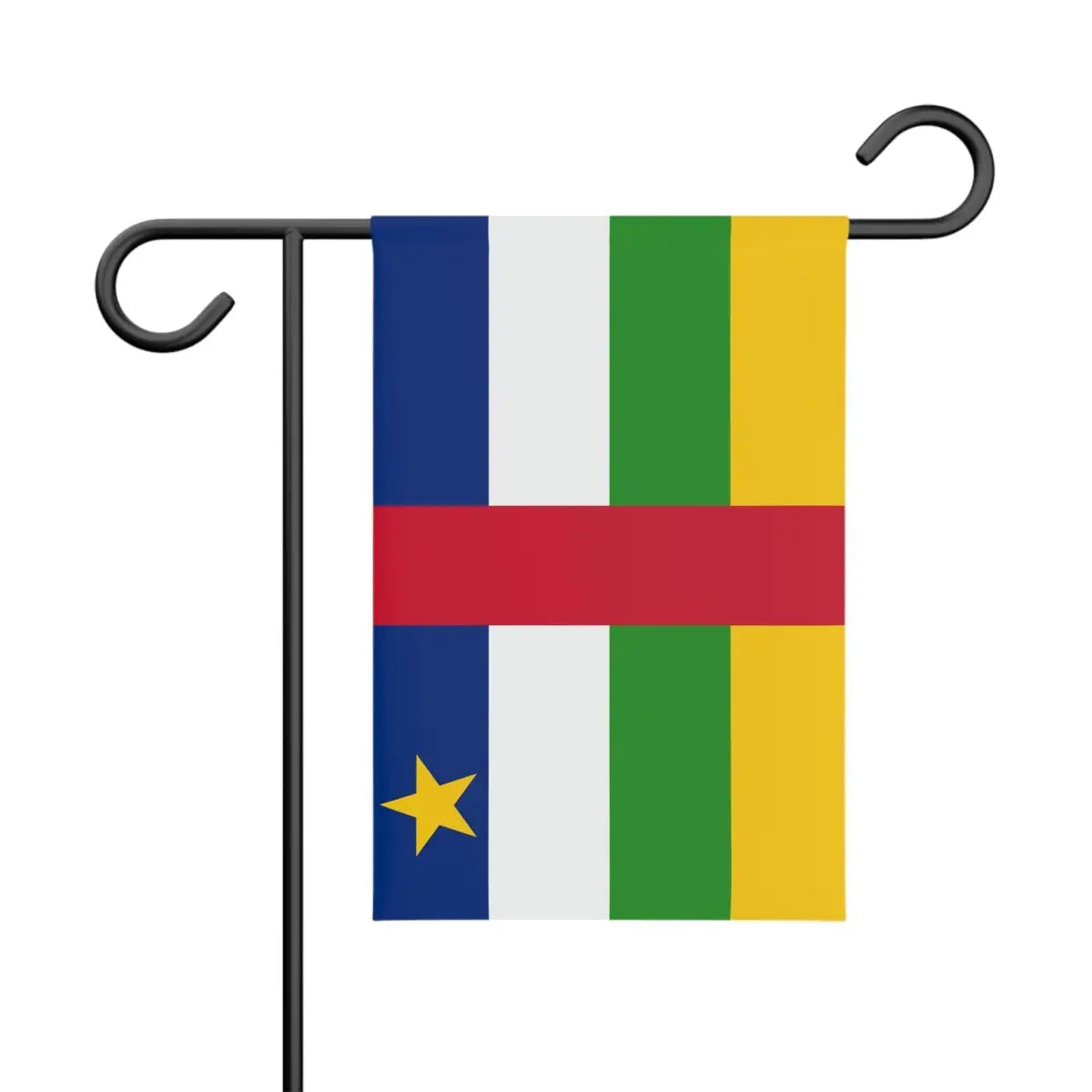 Drapeau Jardin centrafricaine en Ployester - Pixelforma 