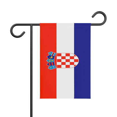 Drapeau Jardin de la Croatie 100 % polyester impression recto-verso - Pixelforma 