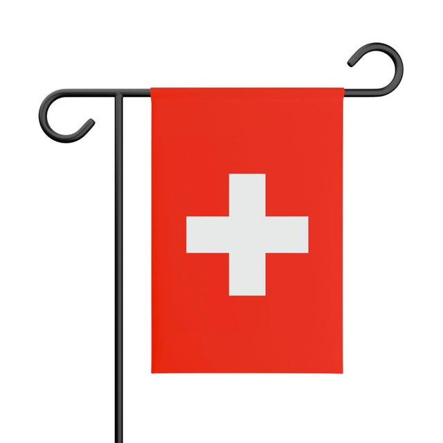 Drapeau Jardin de la Suisse 100 % polyester impression recto-verso - Pixelforma 