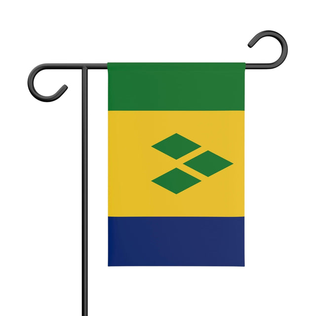 Drapeau Jardin de Saint-Vincent-et-les-Grenadines 100 % polyester impression recto-verso - Pixelforma 