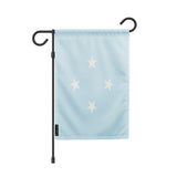 Drapeau jardin états fédérés polyester résistant intempéries