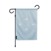 Drapeau jardin états fédérés polyester résistant vertical