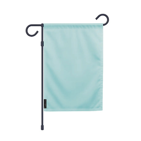 Drapeau jardin france en polyester bleu turquoise clair