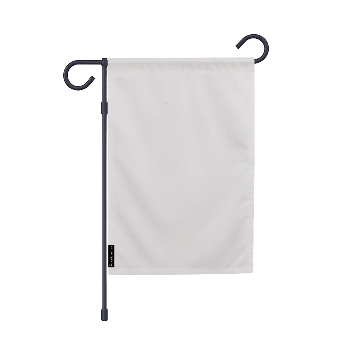 Drapeau jardin france polyester blanc format horizontal durable