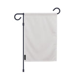 Drapeau jardin france polyester blanc format horizontal durable