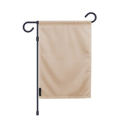 Drapeau jardin horizontal marron polyester résistant