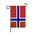 Drapeau jardin île bouvet polyester vertical résistant