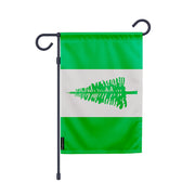 Drapeau jardin île norfolk polyester résistant vertical