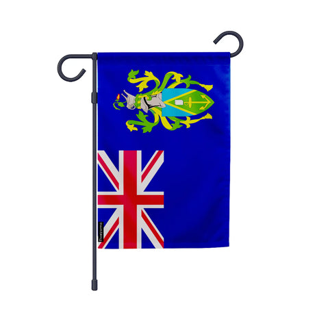 Drapeau jardin îles pitcairn en polyester vertical durable
