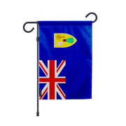 Drapeau jardin îles turques-et-caïques polyester vertical