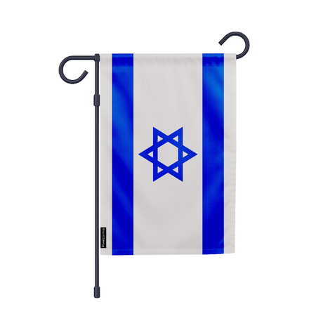 Drapeau jardin israël en ployester - pixelforma