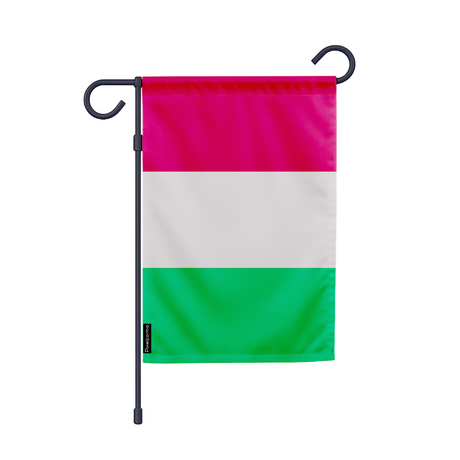 Drapeau jardin italie en ployester - pixelforma