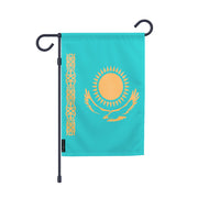 Drapeau jardin kazakhstan polyester résistant aux intempéries