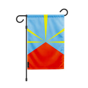 Drapeau jardin la réunion polyester couleurs vibrantes