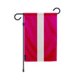Drapeau jardin lettonie polyester résistant vertical