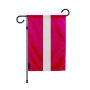 Drapeau jardin lettonie polyester résistant vertical