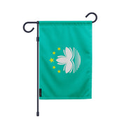 Drapeau jardin macao polyester résistant format vertical