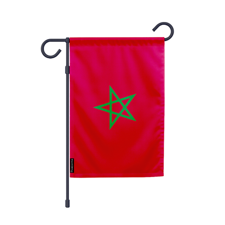 Drapeau jardin maroc en ployester - pixelforma