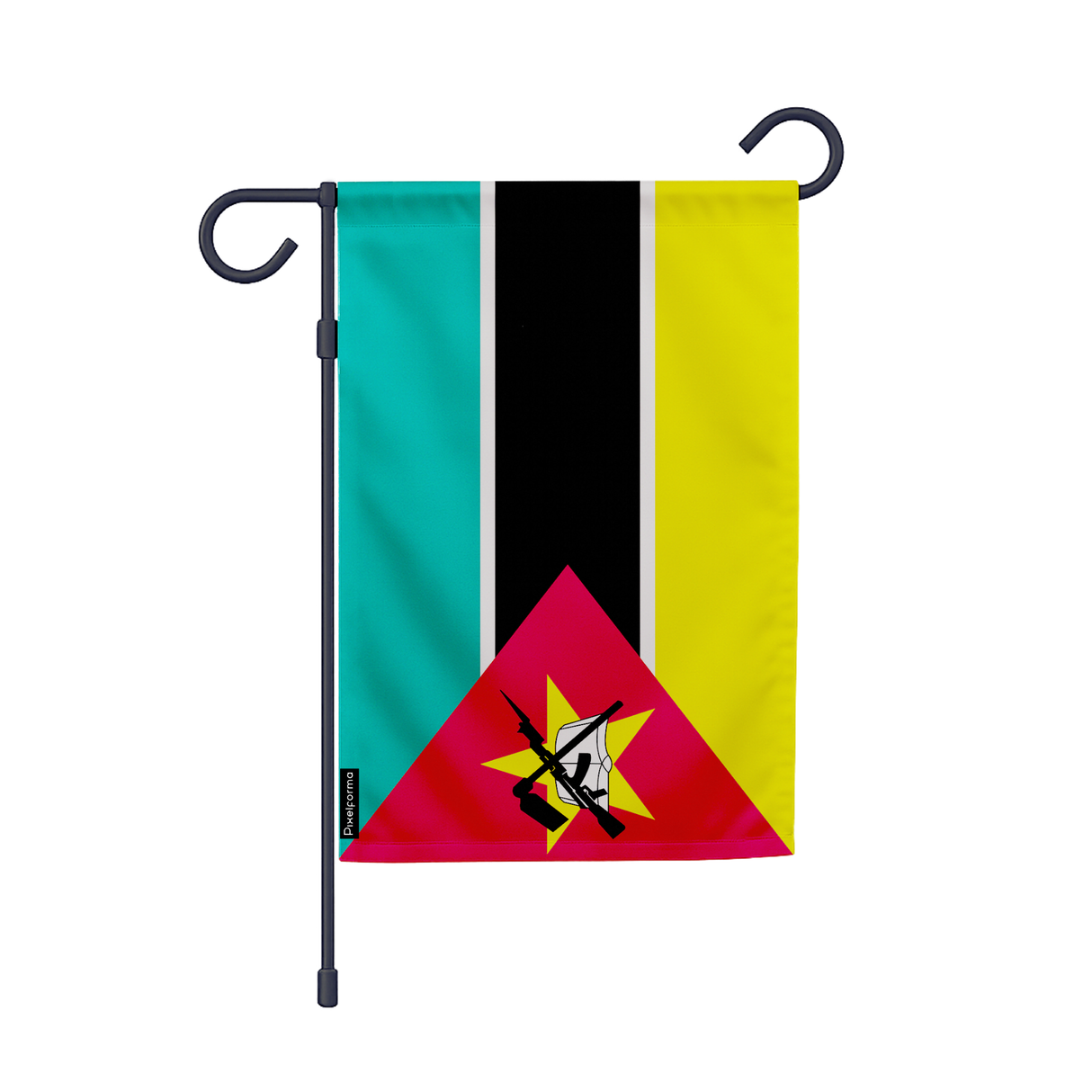 Drapeau jardin mozambique en ployester - pixelforma