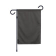 Drapeau jardin noir polyester résistant format horizontal