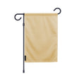 Drapeau jardin orange horizontal en polyester résistant
