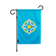 Drapeau jardin organisation sécurité collective polyester résistant