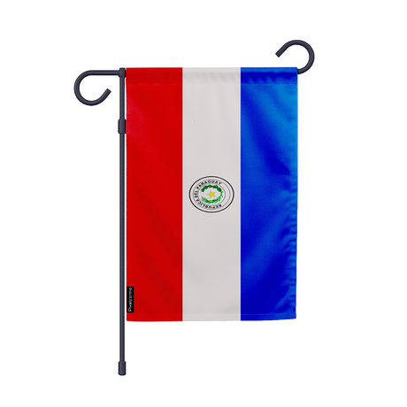 Drapeau jardin paraguay en ployester - pixelforma