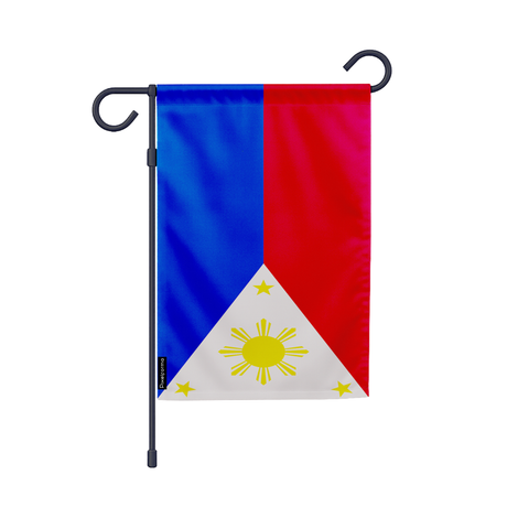 Drapeau jardin philippines en ployester - pixelforma