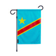 Drapeau jardin république démocratique congo polyester résistant