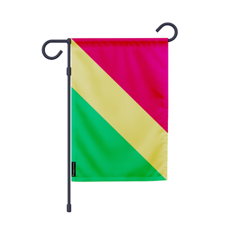 Drapeau jardin république du congo en ployester - pixelforma