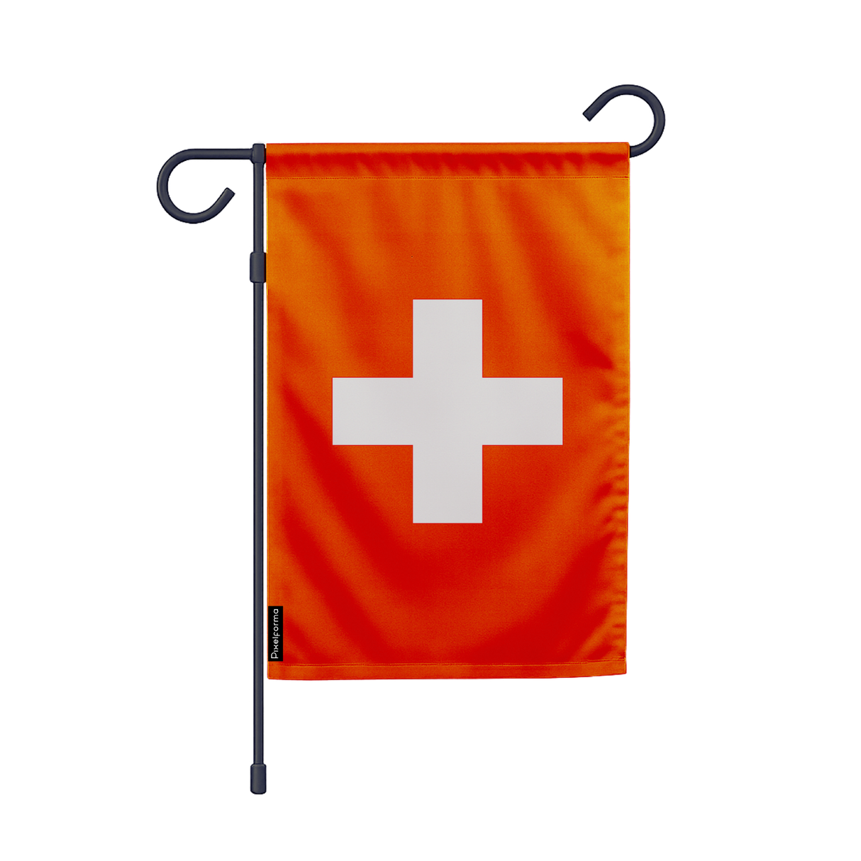 Drapeau jardin suisse en ployester - pixelforma