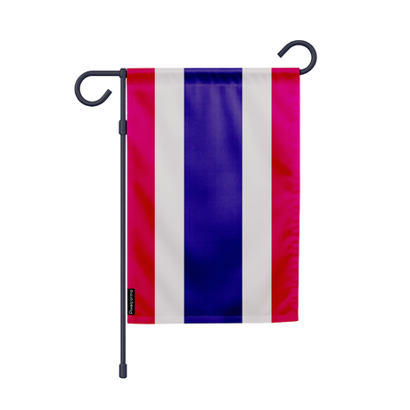 Drapeau jardin thaïlande en ployester - pixelforma