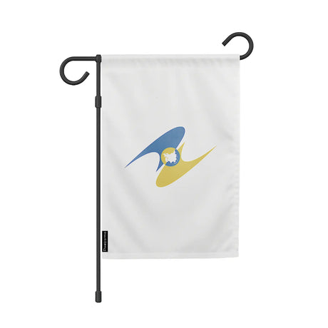 Drapeau jardin union économique eurasiatique polyester résistant