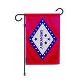 Drapeau jardin vertical arkansas en polyester résistant