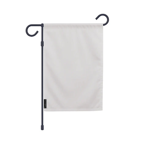 Drapeau jardin vertical blanc en ployester - pixelforma