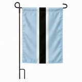 Drapeau jardin vertical Botswana sur support noir