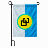 Drapeau jardin vertical Communauté caribéenne sur support noir