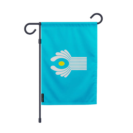 Drapeau jardin vertical communauté des états indépendants en ployester - pixelforma