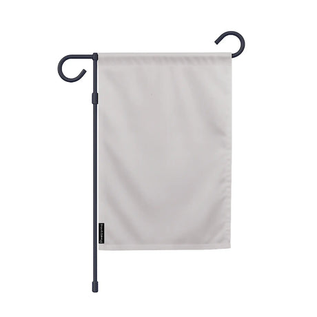Drapeau jardin vertical gris en ployester - pixelforma