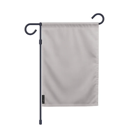 Drapeau jardin vertical gris foncé en ployester - pixelforma