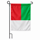 Drapeau jardin vertical Madagascar sur support noir