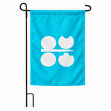 Drapeau jardin vertical OPEP sur support noir
