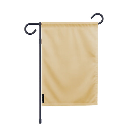 Drapeau jardin vertical orange clair en ployester - pixelforma