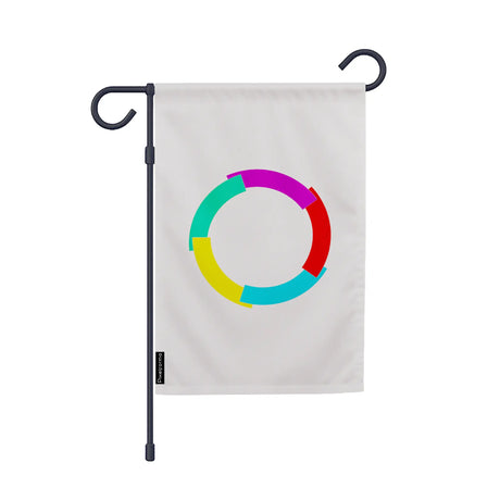 Drapeau jardin vertical organisation internationale de la francophonie en ployester - pixelforma