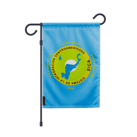 Drapeau jardin vertical système d’intégration centraméricain en ployester - pixelforma