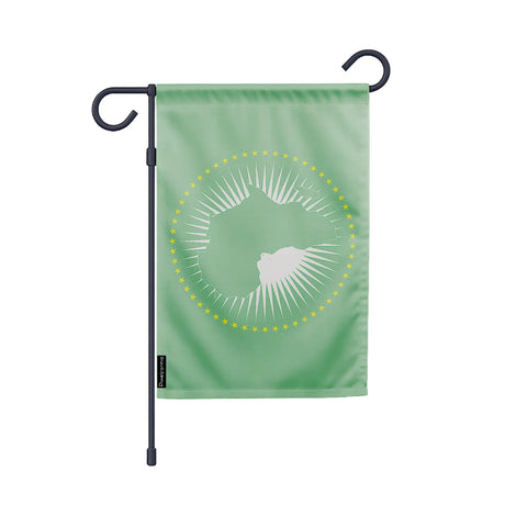 Drapeau jardin vertical union africaine en ployester - pixelforma