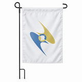 Drapeau jardin vertical Union économique eurasiatique sur support noir