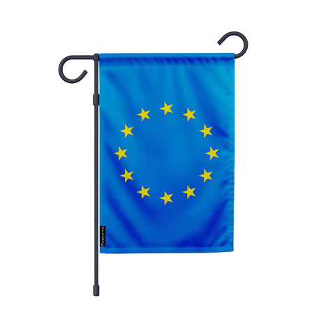 Drapeau jardin vertical union européenne en ployester - pixelforma