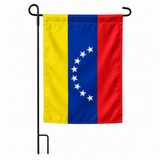 Drapeau jardin vertical Venezuela sur support noir