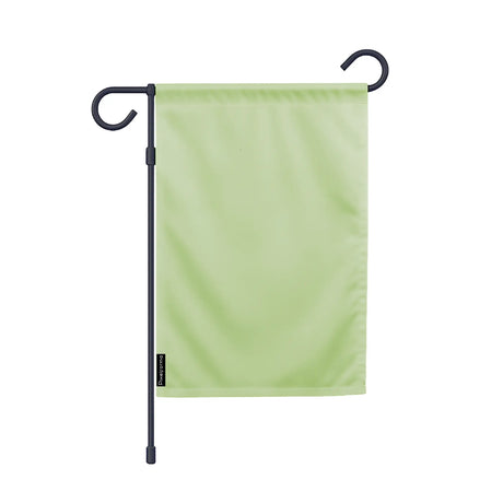 Drapeau jardin vertical vert en ployester - pixelforma